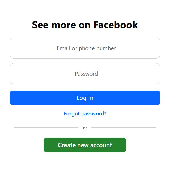 Facebook making you login to view a page